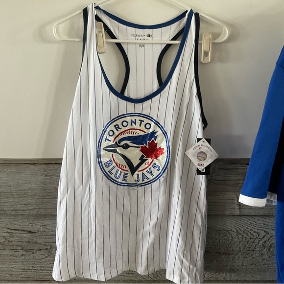 Toronto Blue Jays ladies shirts (lot of 2) Size Large both NWT (P1) - Picture 6 of 14
